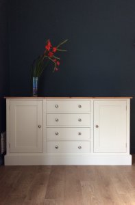 5ft Painted Pine Sideboard