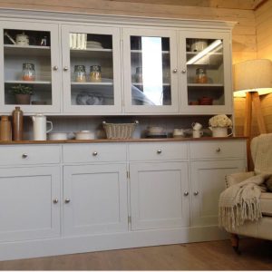 Handcrafted Welsh dresser by Nest at Number 20 with elegant painted finish