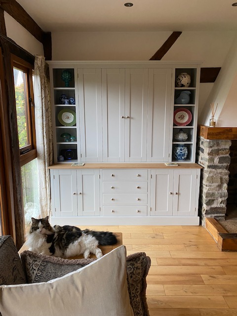 Shop TV dresser with bifolding doors for stylish storage - Nest at Number 20