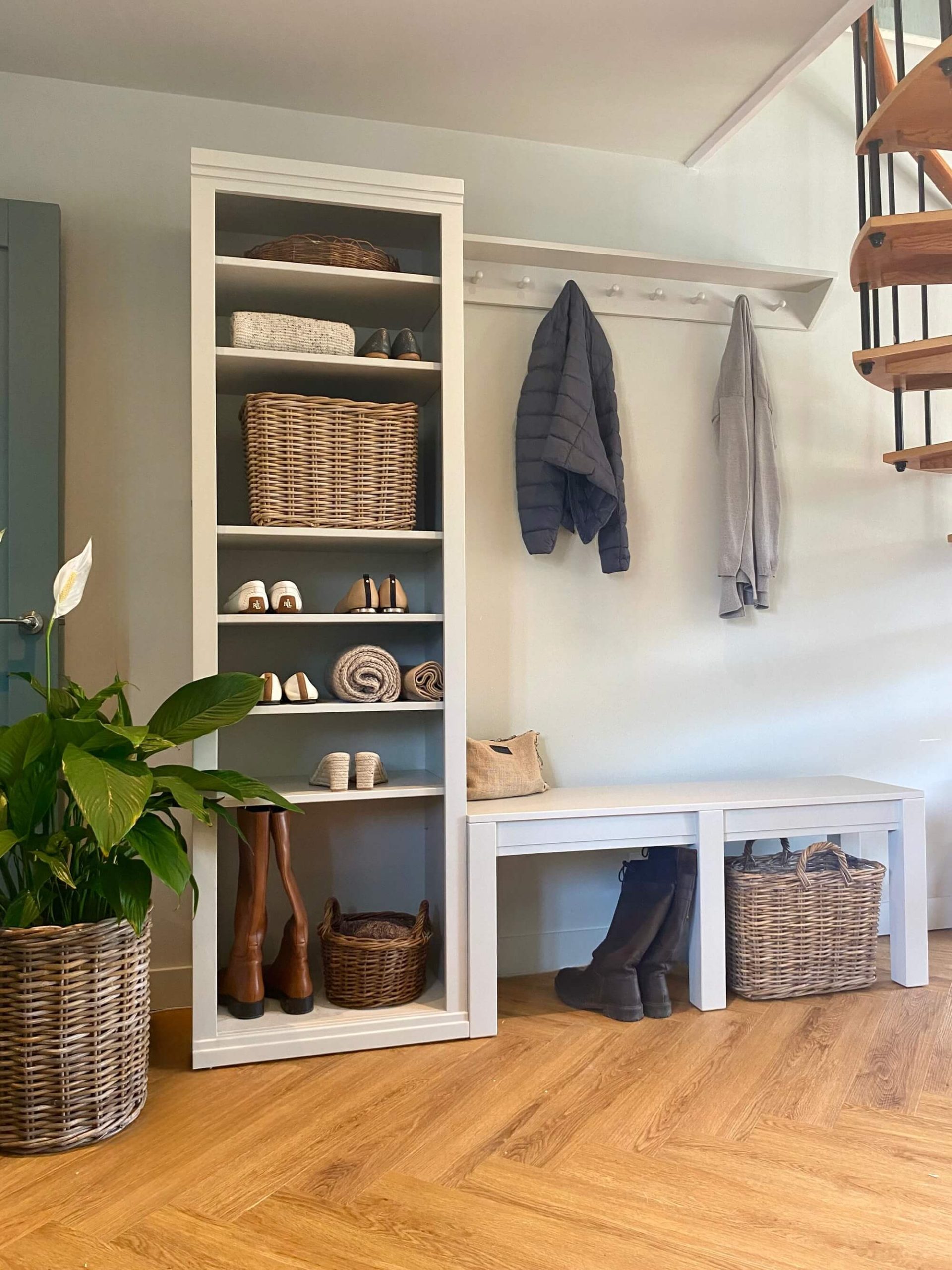 Stylish and practical boot room bench seat – Nest at Number 20